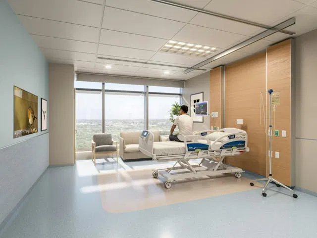 Modern Hospital Room
